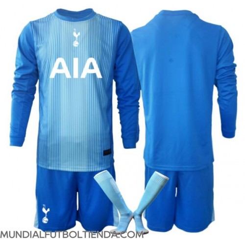 Camiseta Tottenham Hotspur Portero Segunda Equipación Replica 2025-26 para niños mangas largas (+ Pantalones cortos)